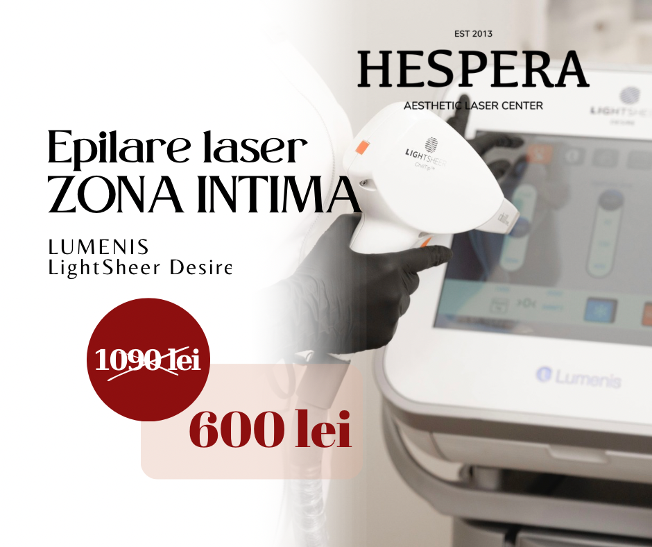 Oferta lunii August la epilare laser inghinal cu 600 lei